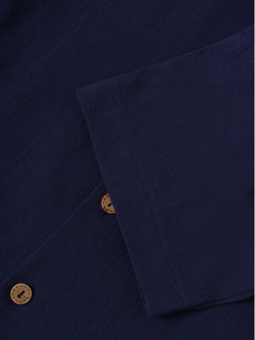 Костюм для мальчика (рубашка и шорты) KAFTAN, тёмно-синий, размер 32 (110-116 см)