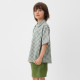 Костюм для мальчика (рубашка и шорты) KAFTAN: Summer cotton, зелёный, размер 30 (98-104 см)