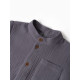 Костюм (рубашка и брюки) детский KAFTAN «Муслин», размер 32 (110-116 см), серый