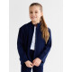 Костюм детский вязаный (кофта и брюки) MINAKU, цвет тёмно-синий, рост 128 см