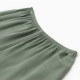 Костюм женский (рубашка, шорты) MINAKU: Casual Collection, оливковый, размер 48