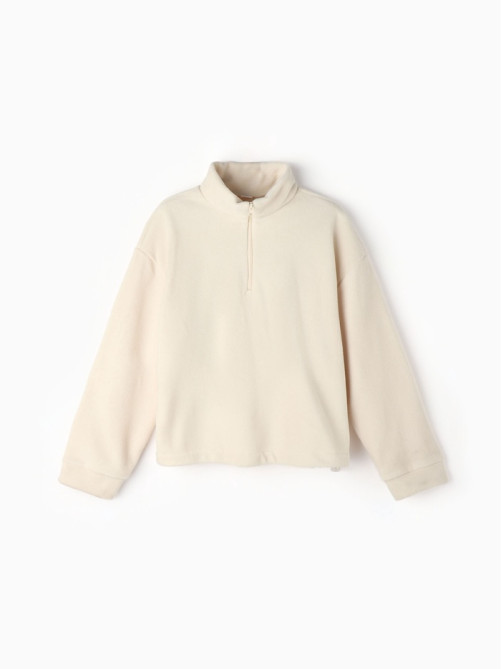 Костюм женский (анорак, брюки) MINAKU: Fleece Soft, размер 46, бежевый