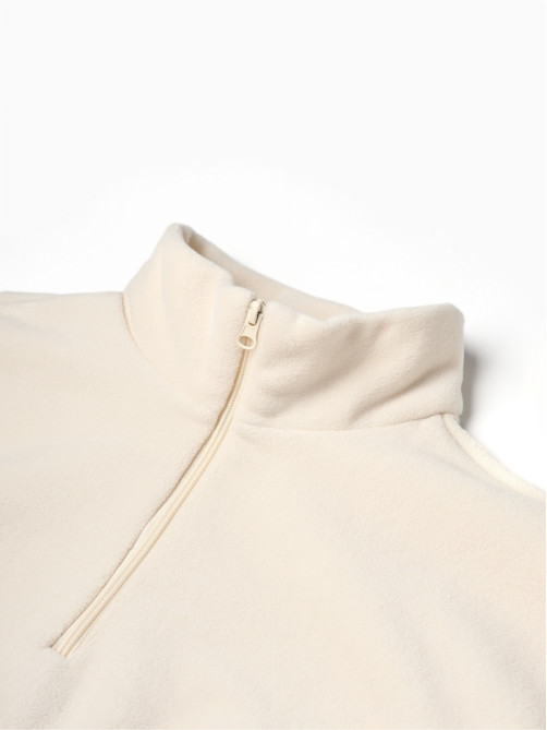 Костюм женский (анорак, брюки) MINAKU: Fleece Soft, размер 48, бежевый