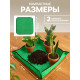 Коврик для пересадки растений, пластик, 100×100 см, Greengo