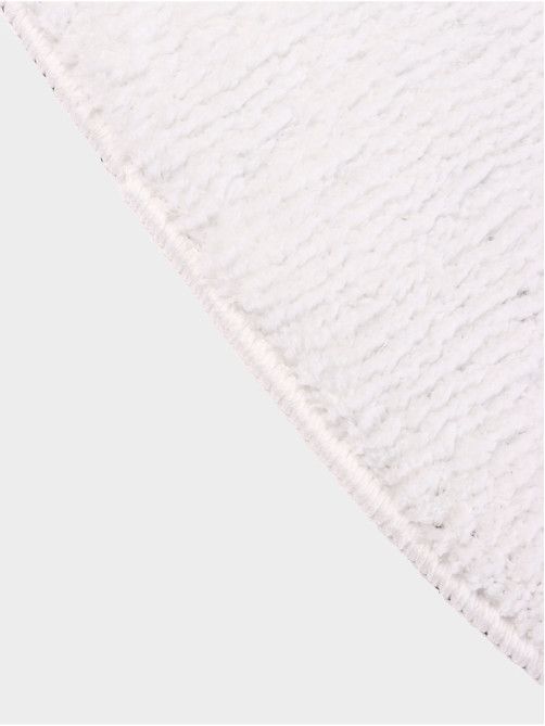 Коврик Доляна White Cat, 50.5×61 см, ворс 1.5 см, микрофибра, белый