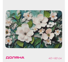 Коврик для дома «Доляна» Wild Flora, влаговпитывающий, 40×60 см