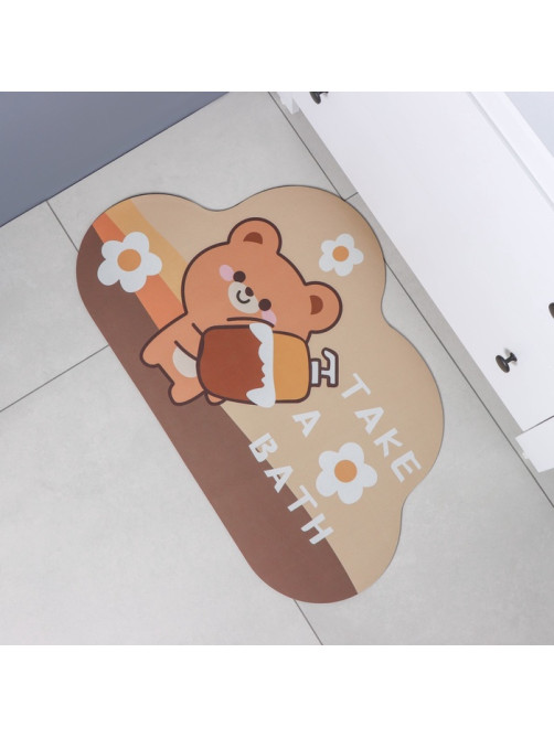 Коврик для дома Доляна Take a Bath, влаговпитывающий, 50×80 см
