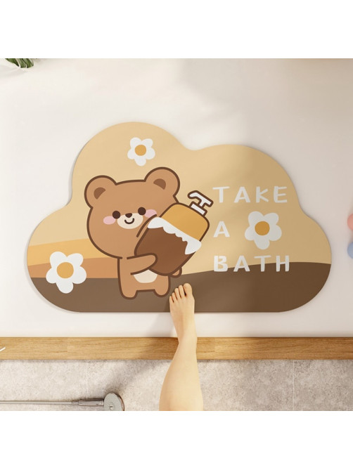 Коврик для дома Доляна Take a Bath, влаговпитывающий, 50×80 см