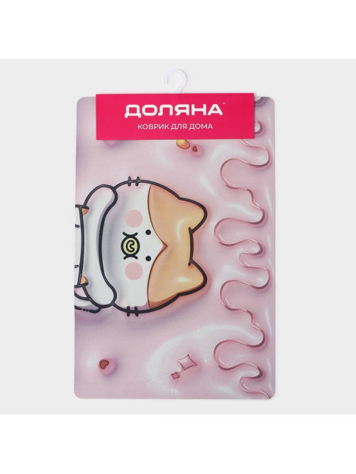 Коврик для дома Доляна Baby, влаговпитывающий, 40×60 см, розовый