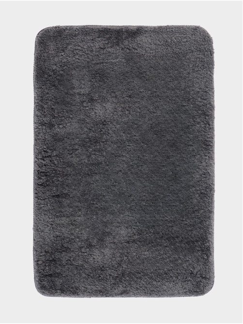 Коврик Savanna, 40×60 см, ворс 2 см, микрофибра, тёмно-серый