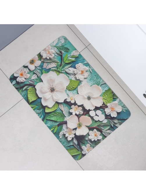 Коврик для дома «Доляна» Wild Flora, влаговпитывающий, 40×60 см