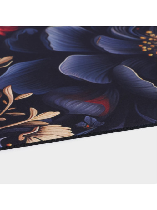 Коврик для дома Доляна Black Flowers, влаговпитывающий, 40×60 см