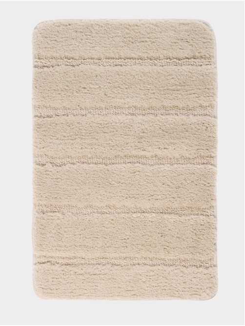 Коврик Savanna, 40×60 см, ворс 2 см, микрофибра, бежевый