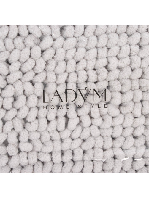Коврик для дома LaDо́m, букли, плотность 1100 г, 50×80 см, серый