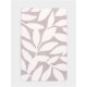Коврик Доляна Leaves, 50×80 см, ворс 1.5 см, микрофибра, серый