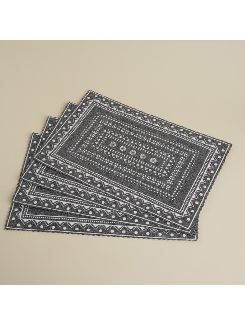 Салфетки сервировочные SL Home, 4 шт., 44×29 см, серые