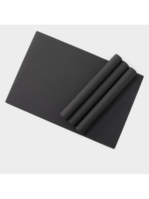Салфетки сервировочные на стол Доляна, 4 шт., 45×30 см, серые