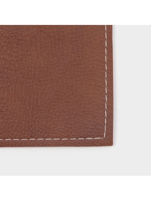 Салфетки под горячее Magistro, 2 шт., двухсторонние, экокожа, хлопок, 47.5×35.5 см