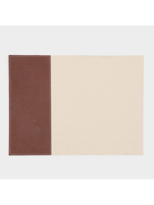 Салфетки под горячее Magistro, 2 шт., двухсторонние, экокожа, хлопок, 47.5×35.5 см