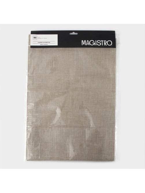Салфетки сервировочные на стол Magistro, 2 шт., хлопок, 47×32 см, бежевые