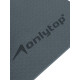 Коврик для фитнеса и йоги ONLYTOP, 183×61×0.8 см, графитовый/тёмно-серый