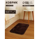 Ковер с ворсом «Этель», 60×90 см, коричневый
