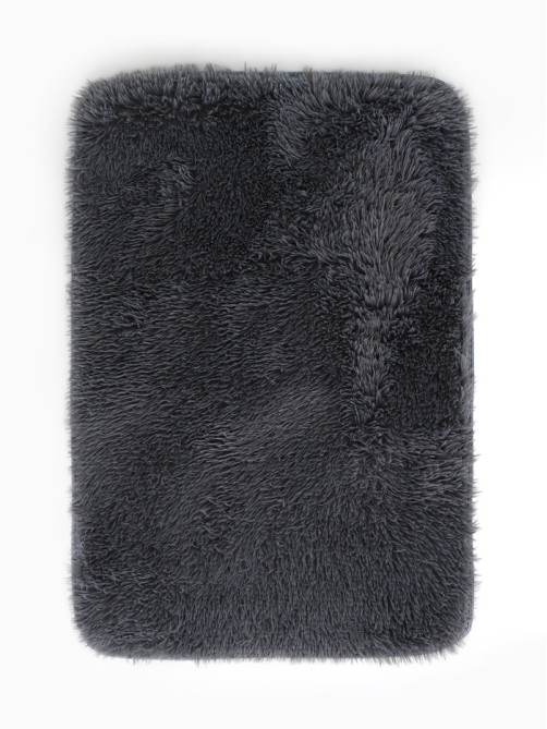 Ковер с ворсом «Этель», 60×90 см, серый