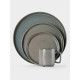 Кружка Magistro Shadow, 270 мл, 15.5×7.6×8.5 см, фарфор, серая