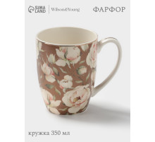Кружка WY Pink O'hara, 350 мл, фарфор, бежевая