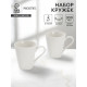 Набор кружек Magisto English tea party, 2 шт., 300 мл, фарфор, белый