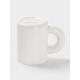 Кружка Доляна Coffee more, фарфор, 400 мл, 12.5×8×10.8 см, фарфор, белая