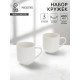 Набор кружек Magisto English tea party, 2 шт., 490 мл, фарфор, белый