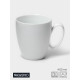Кружка Magistro White gloss, 400 мл, фарфор, белая