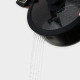 Крышка Magistro, d=20 см, со сливом, с силиконовым ободком и ручкой, жаропрочное стекло
