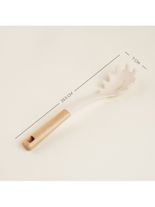 Ложка для спагетти SL Home, 33.5×7×5 см, бежевая