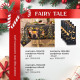 Набор новогодний «Этель» Fairy tale: скатерть 150×110 см ±3 см с ВГМО, салфетки 40×40 см, 4 шт.