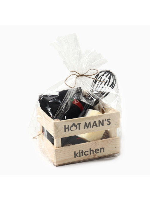 Кухонный набор «Этель» Men's set, полотенца 2 шт., кухонная лопатка, венчик, губка