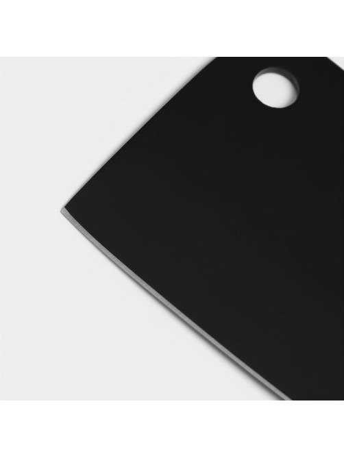 Нож топорик кухонный Magistro Vantablack, длина лезвия 20.3 см, чёрный