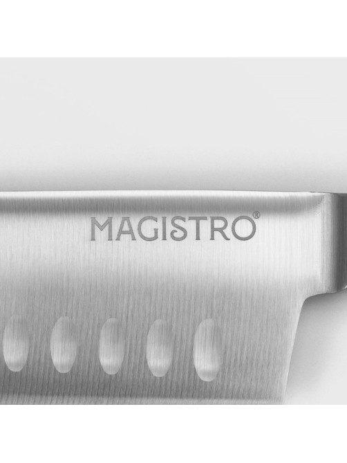 Нож Сантоку кухонный Magistro Fedelaso, длина лезвия 17.8 см