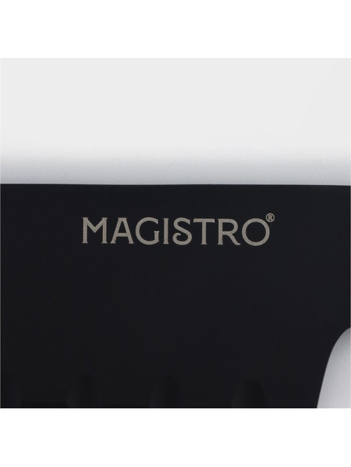 Нож Сантоку кухонный Magistro Dark wood, длина лезвия 17.8 см