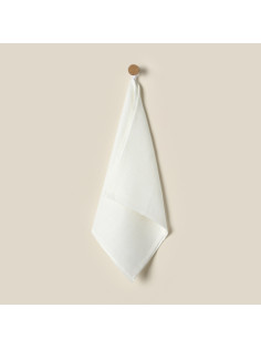 Полотенце кухонное SL HOME Facile, белое, однотонное, 40×70 см