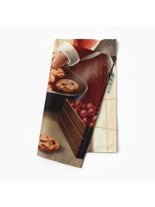 Полотенце кухонное новогоднее «Этель» Cookies, 40×73 см, хлопок 100%, саржа 190 г/м²