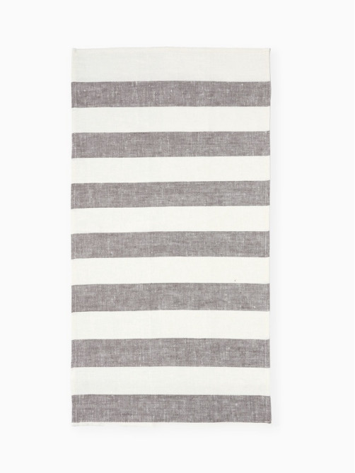 Кухонное полотенце «Этель» Graphite, 40×70 см, лён 100%, 260 г/м²