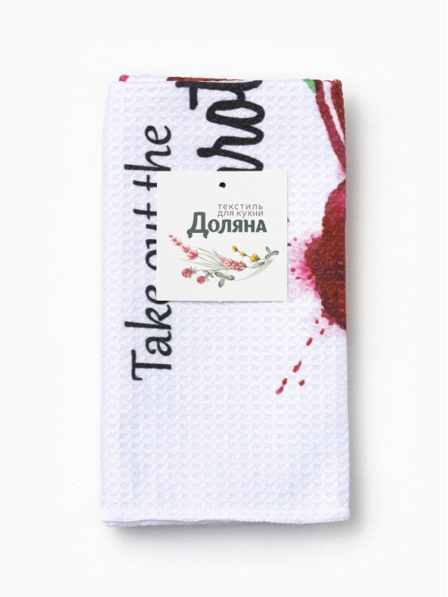 Полотенце Доляна Beet, 40×60±3 см, 100% п/э, микрофибра