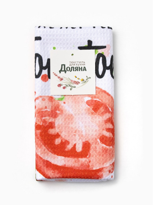 Полотенце Доляна Tomato, 40×60±3 см, 100% п/э, микрофибра