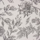 Полотенце кухонное «Этель» Black flowers, 40×73 см, хлопок 100%, саржа 190 г/м²