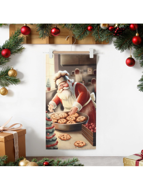 Полотенце кухонное новогоднее «Этель» Cookies, 40×73 см, хлопок 100%, саржа 190 г/м²