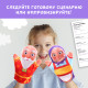 Кукольный театр «Сказка: Курочка Ряба», 4 куклы на руку, сценарий