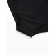 Купальник женский слитный MINAKU с юбкой, чёрный 50 (2XL)