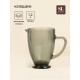 Кувшин SL Home «Модерн», 1.2 л, 19.5×13×18.5 см, стекло, графитовый